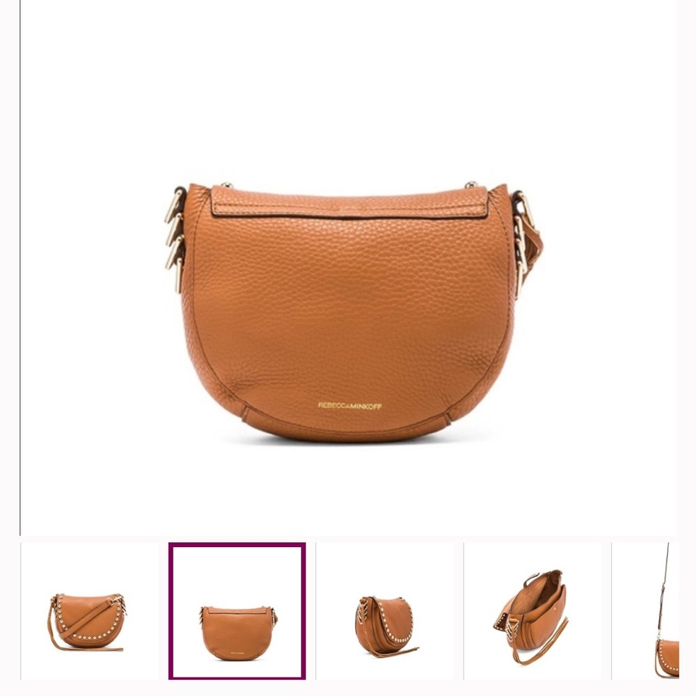 Rebecca Minkoff Unlined Saddle Bag black - Picture 3 of 12